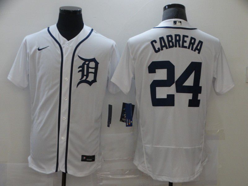 Men Detroit Tigers #24 Cabrera White Elite Nike MLB Jerseys->pittsburgh steelers->NFL Jersey